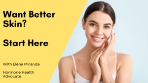 Video thumbnail of wellness coach sharing natural skincare and hormone balance tips for glowing, healthy skin without harsh chemicals
