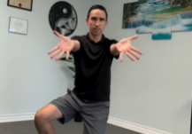 Squatting video for mobility exercise. Studio Gym in Rancho Cucamonga